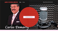 Desktop Screenshot of carlosdemarty.com